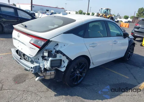 2025 Honda Civic Hybrid Sport z USA, uszkodzony, nr VIN JHMFL4H8XSX001152